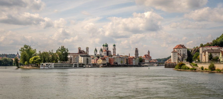 Old Town Passau from the Danube
